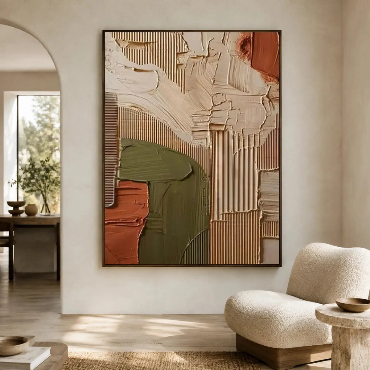 Abstract Textured Wall Art #AW188