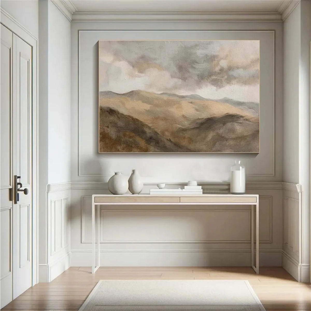 Minimalist Mountain Canvas Art #MM032