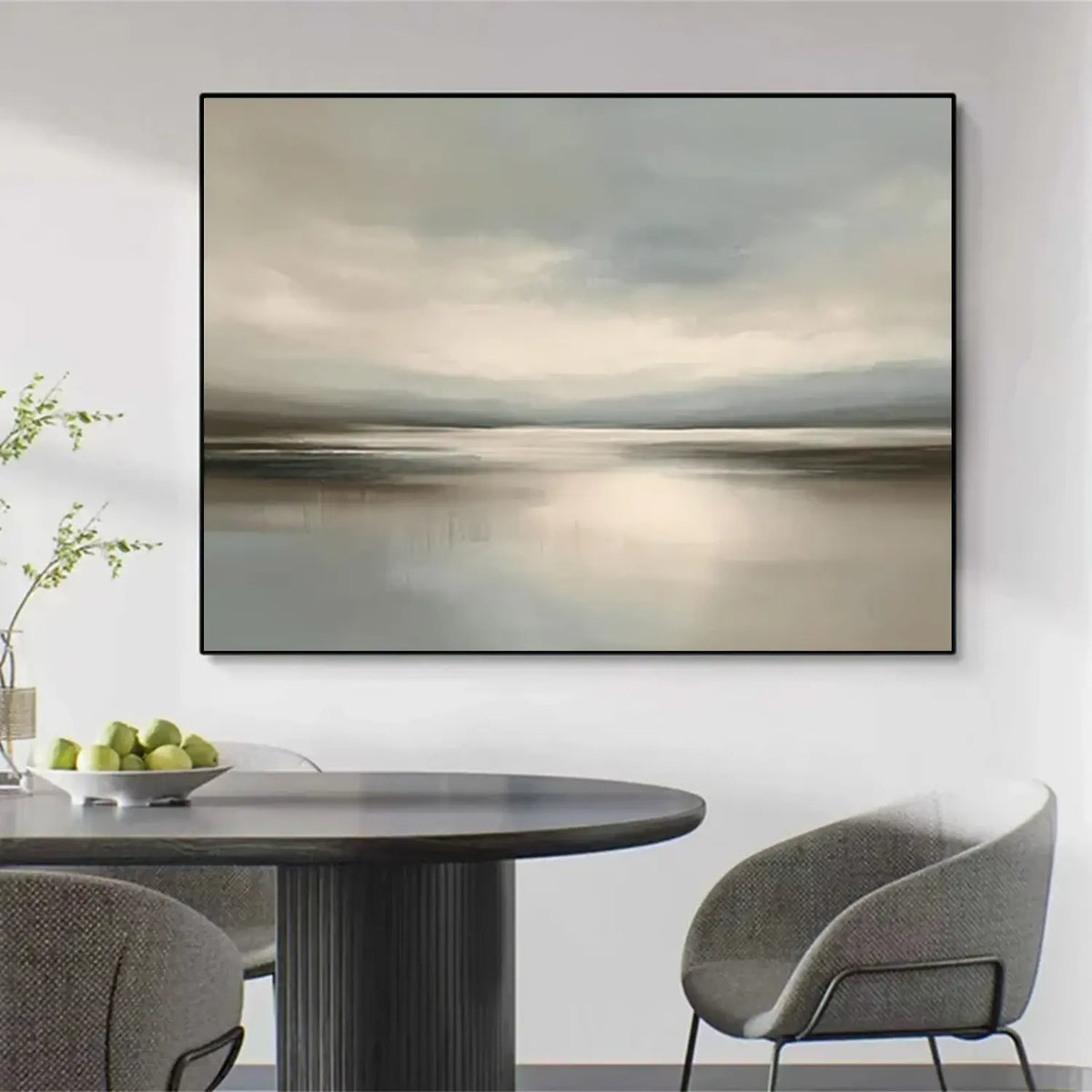 Ocean And Sky Abstract Wall Art #OS045