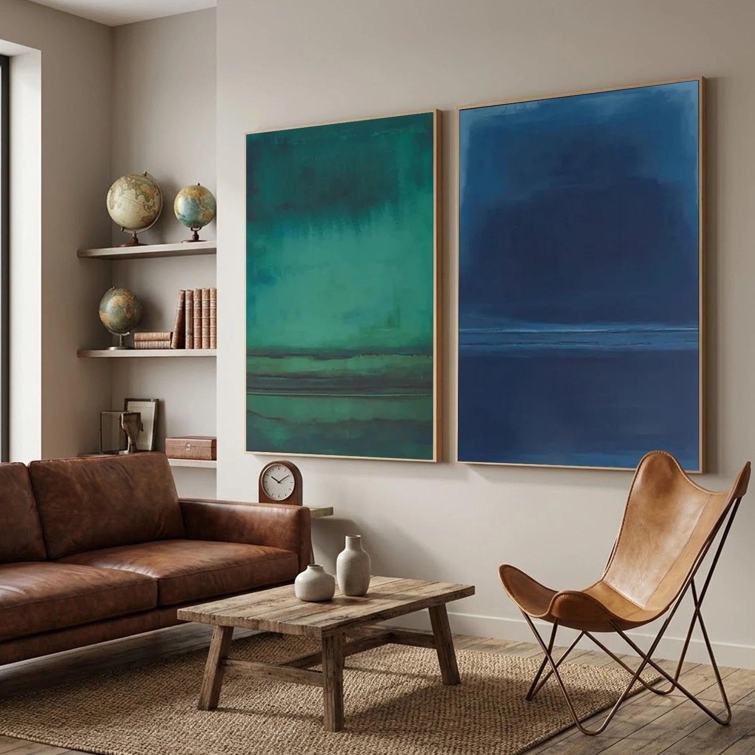 Minimalist Painting Canvas Set of 2