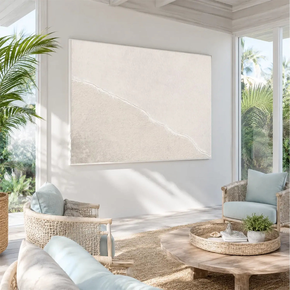 Minimalist Textured Canvas Art #MW010