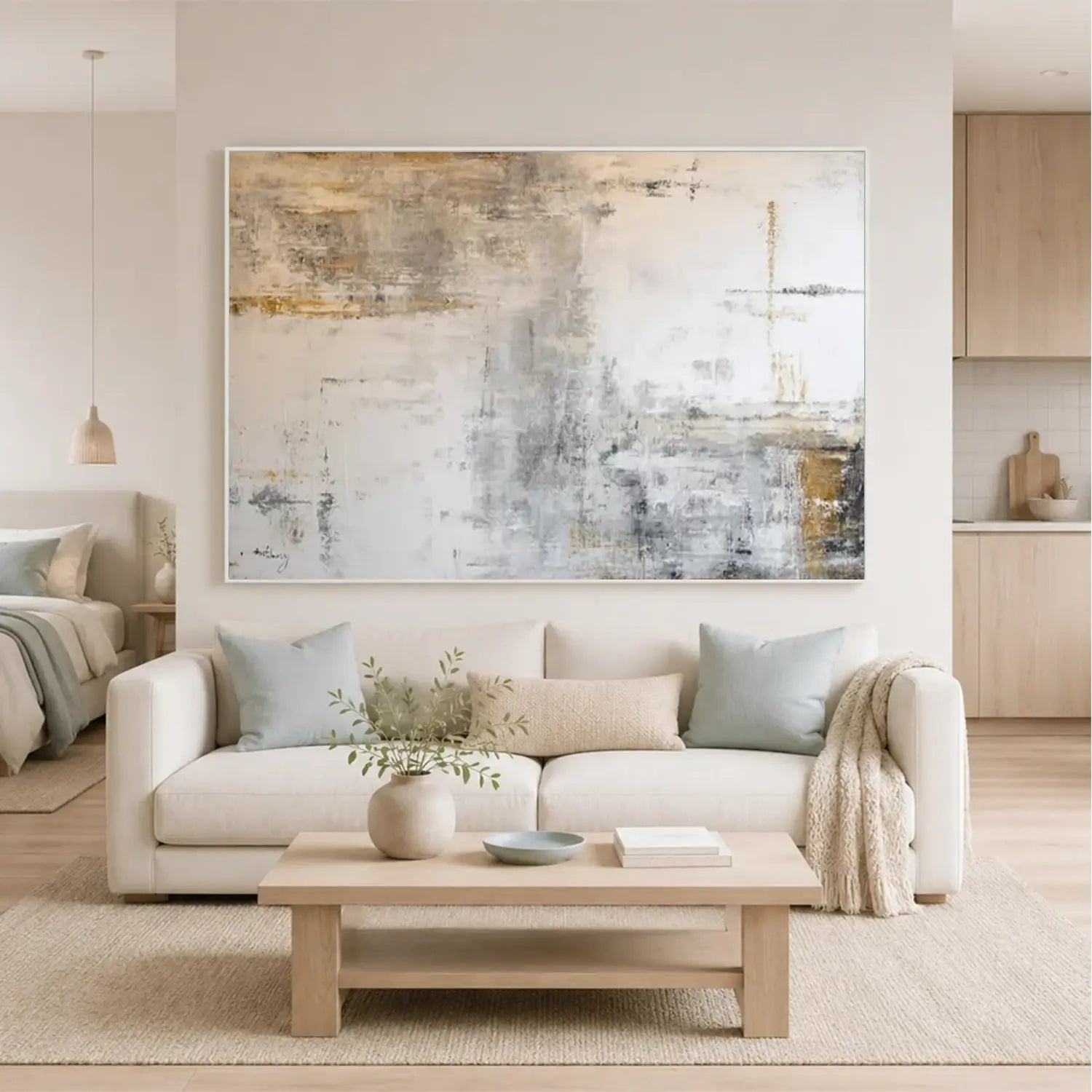 Abstract Textured Wall Art #AW148