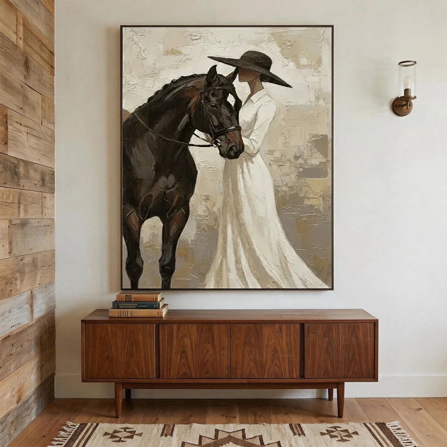 Vintage Americana Art | Veiled Grace