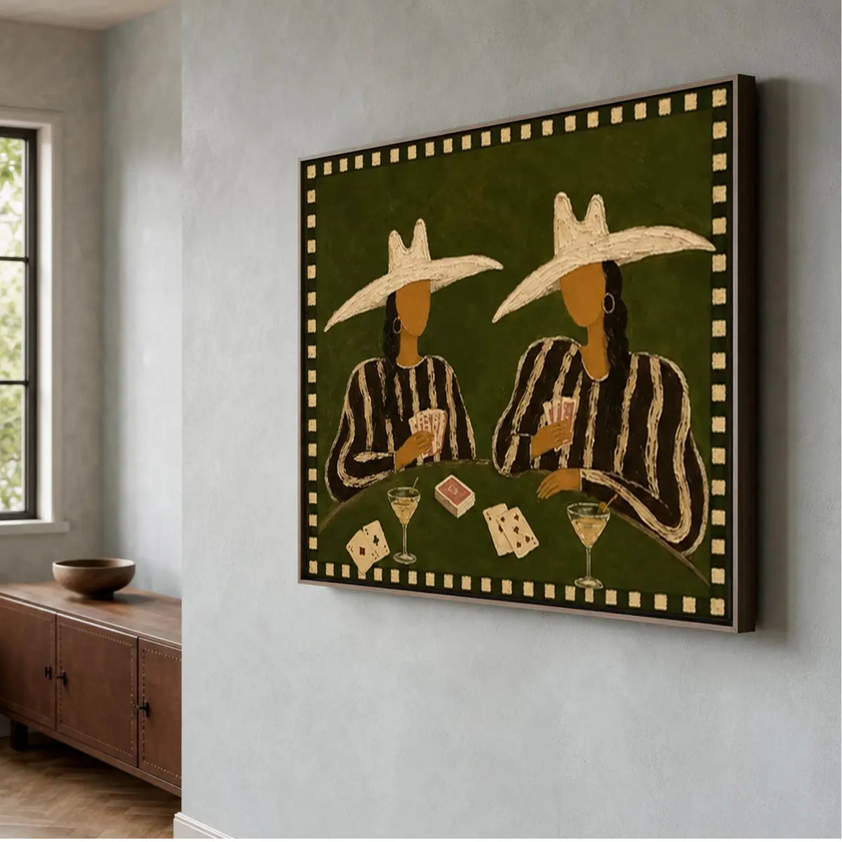 Vintage Americana Art Western Cowboy #VA091