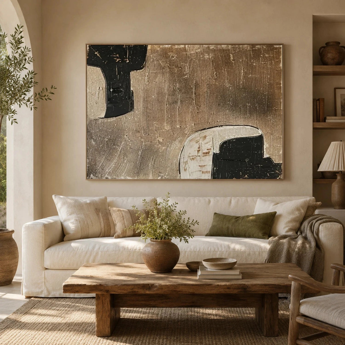 Abstract Wabi Sabi Wall Art #WS073