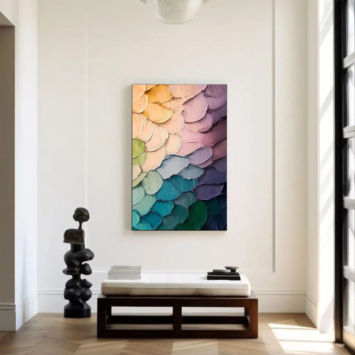 Colorful Abstract Textured Wall Art #AW153