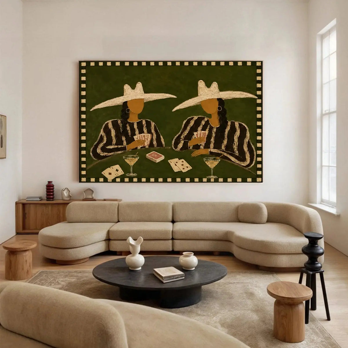 Vintage Americana Art Western Cowboy #VA091