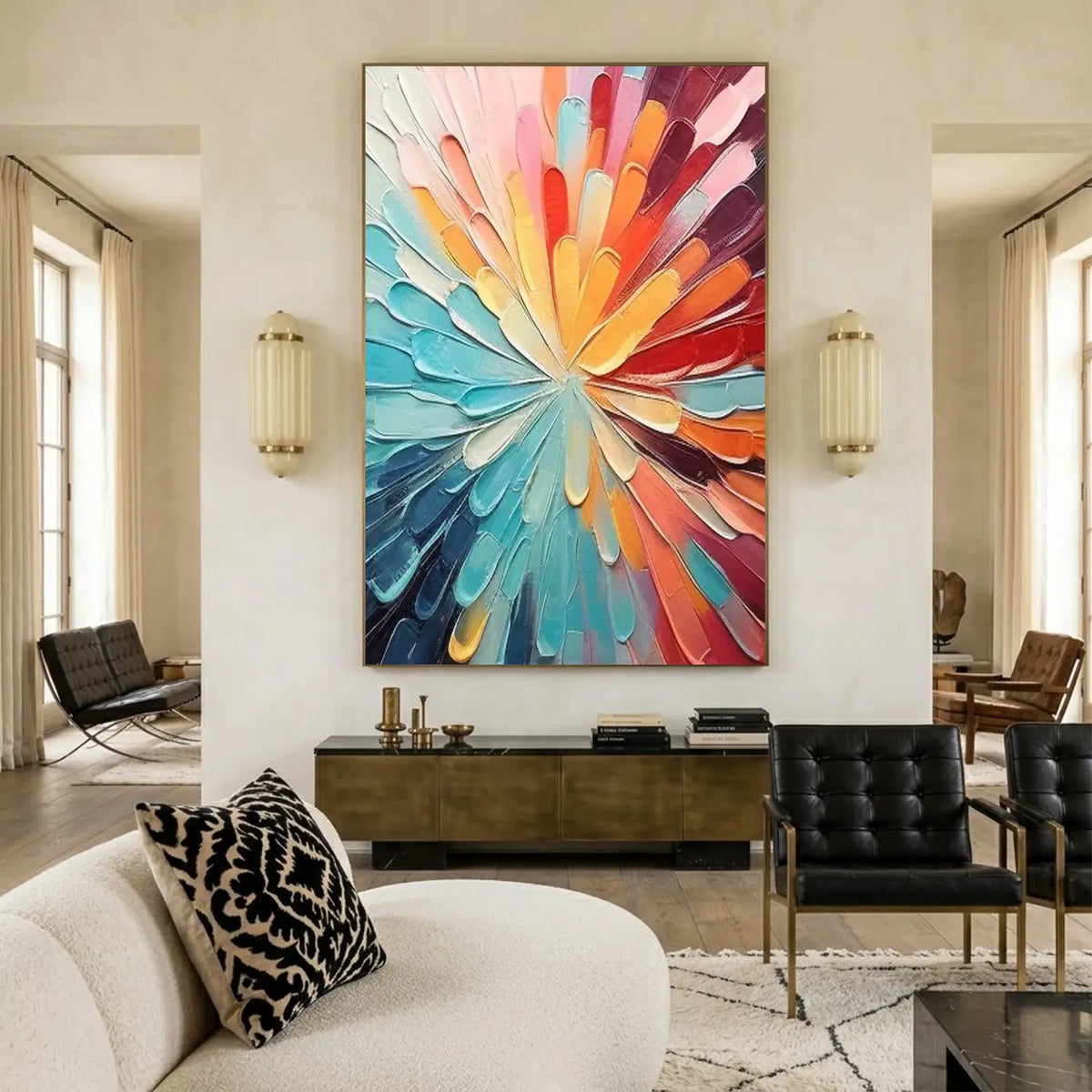 Colorful Textured Wall Art #AW178