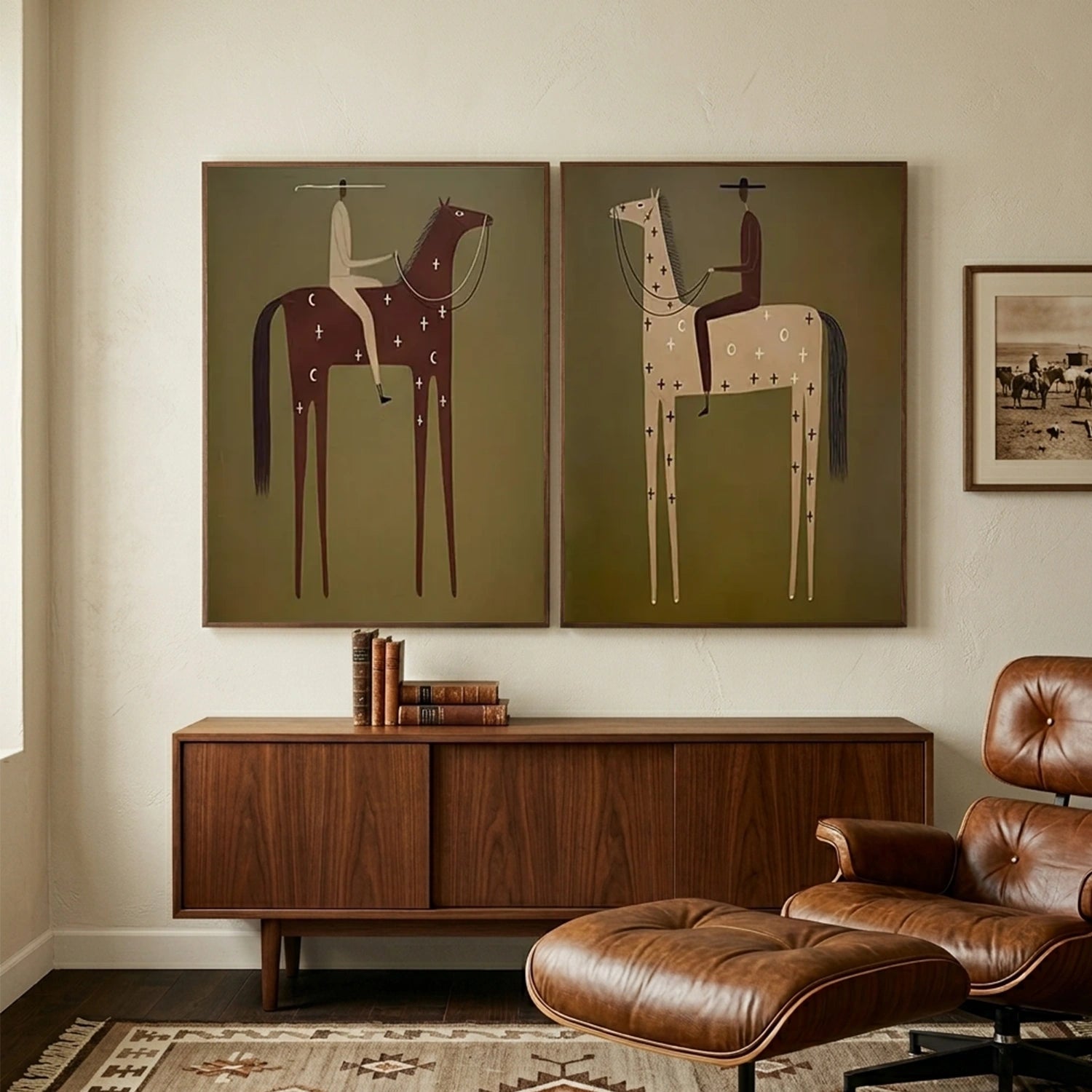Vintage Americana Art | Star Rider's Journey
