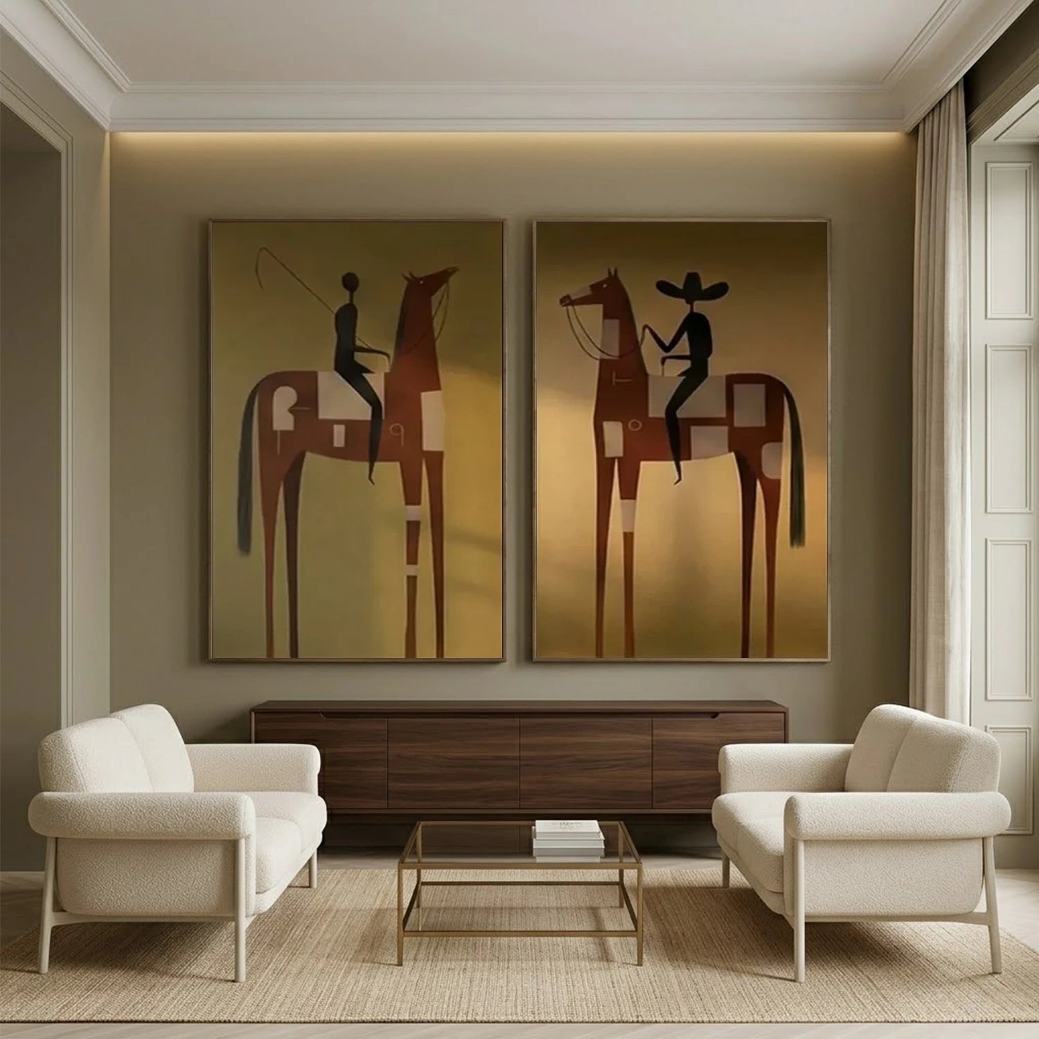 Vintage Americana Art | Steeds