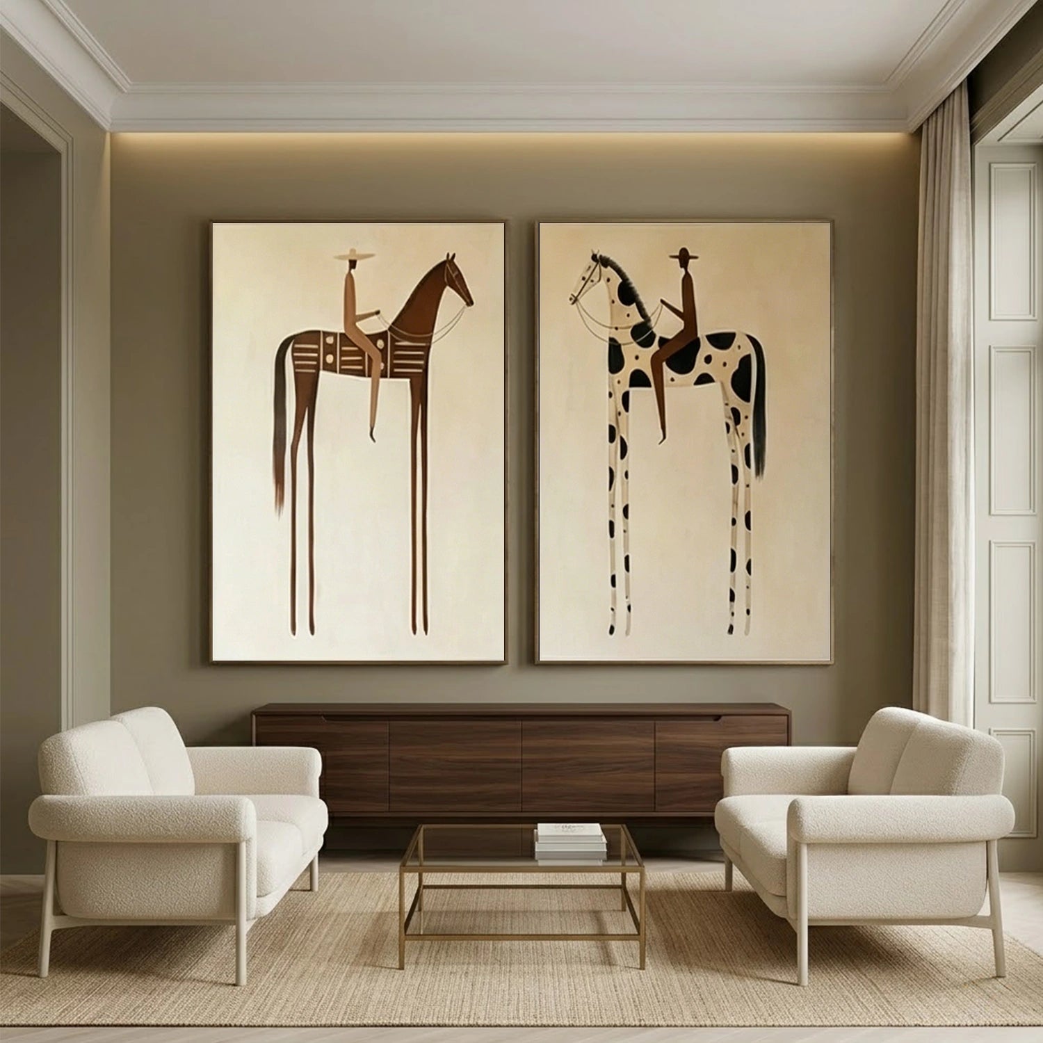 Vintage Americana Art | Paired Reveries