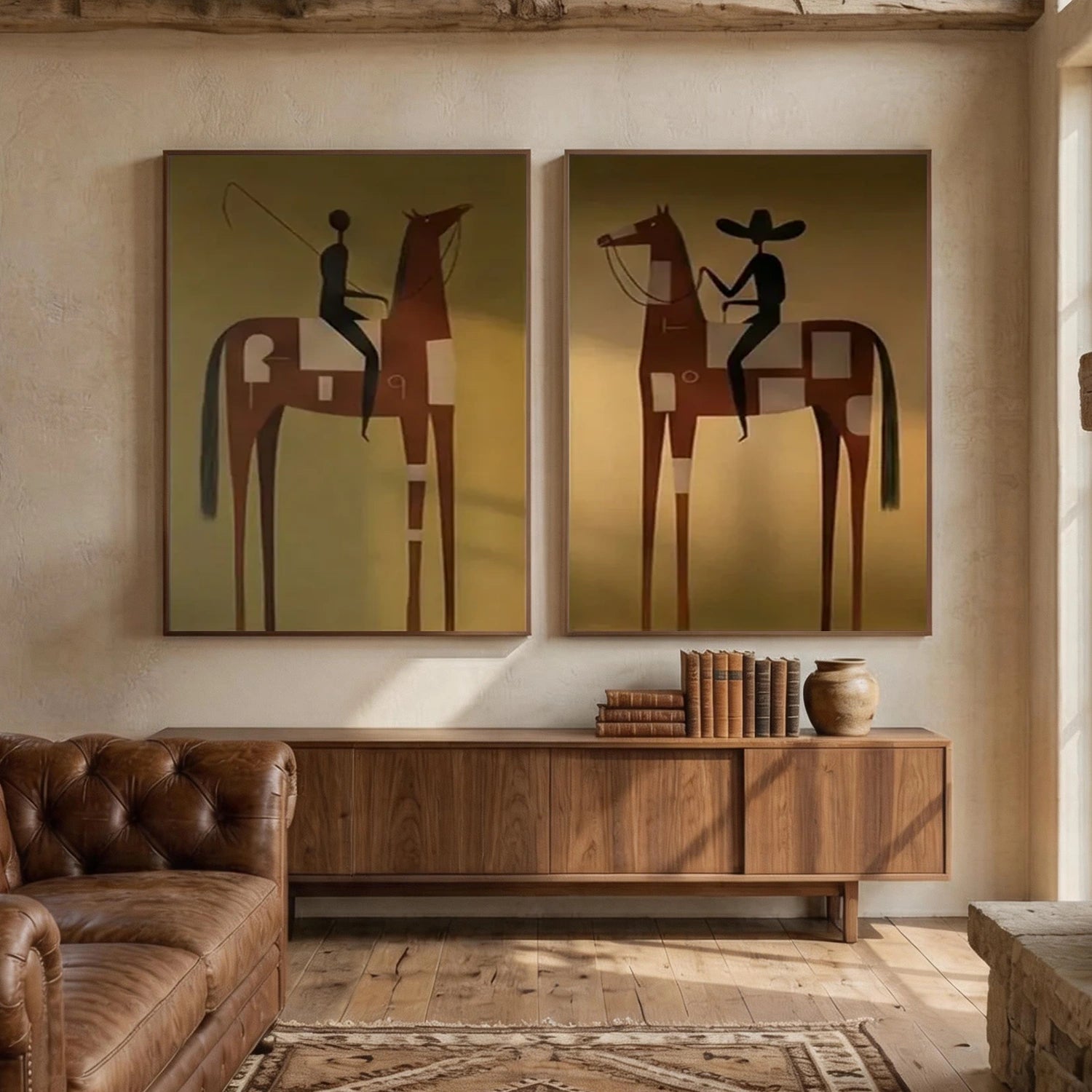 Vintage Americana Art | Steeds