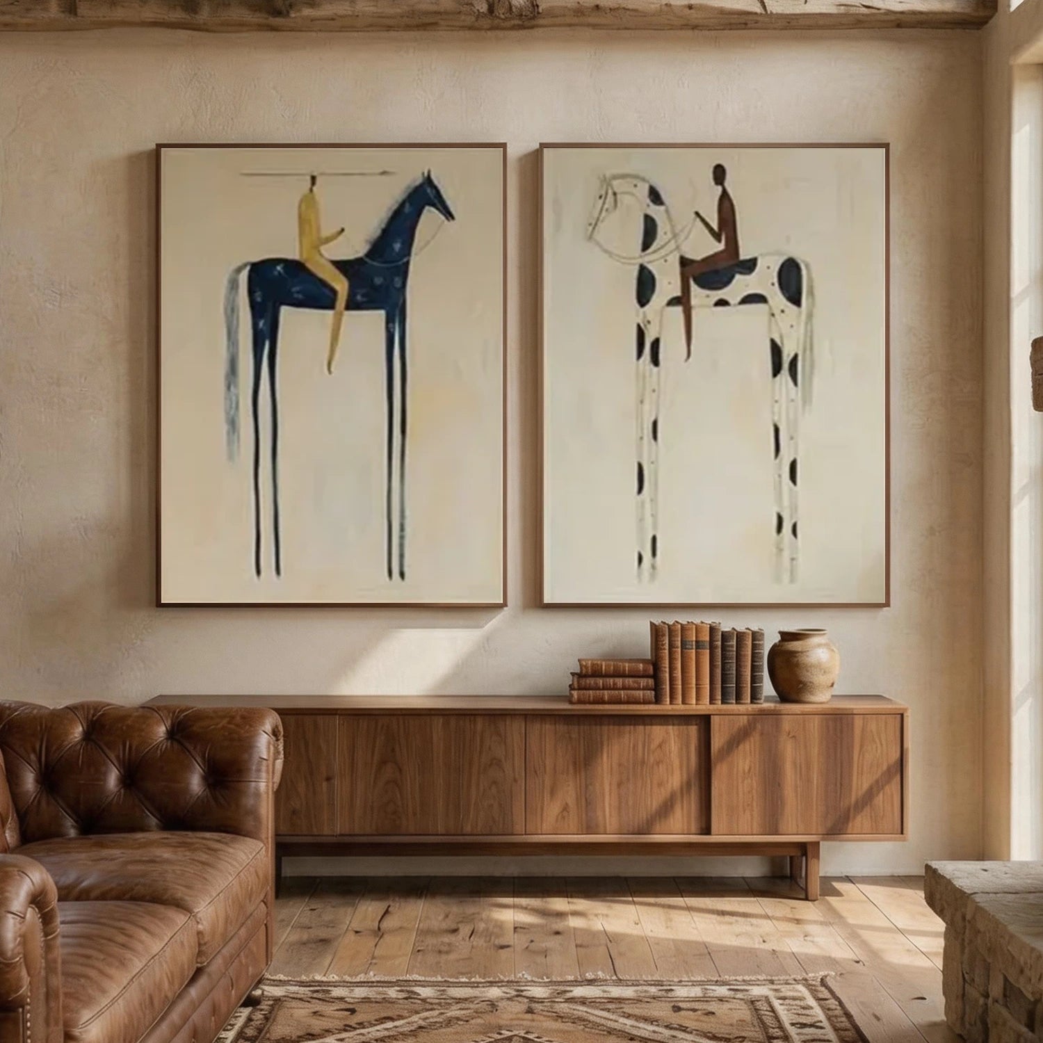 Vintage Americana Art | Twin Nocturnes