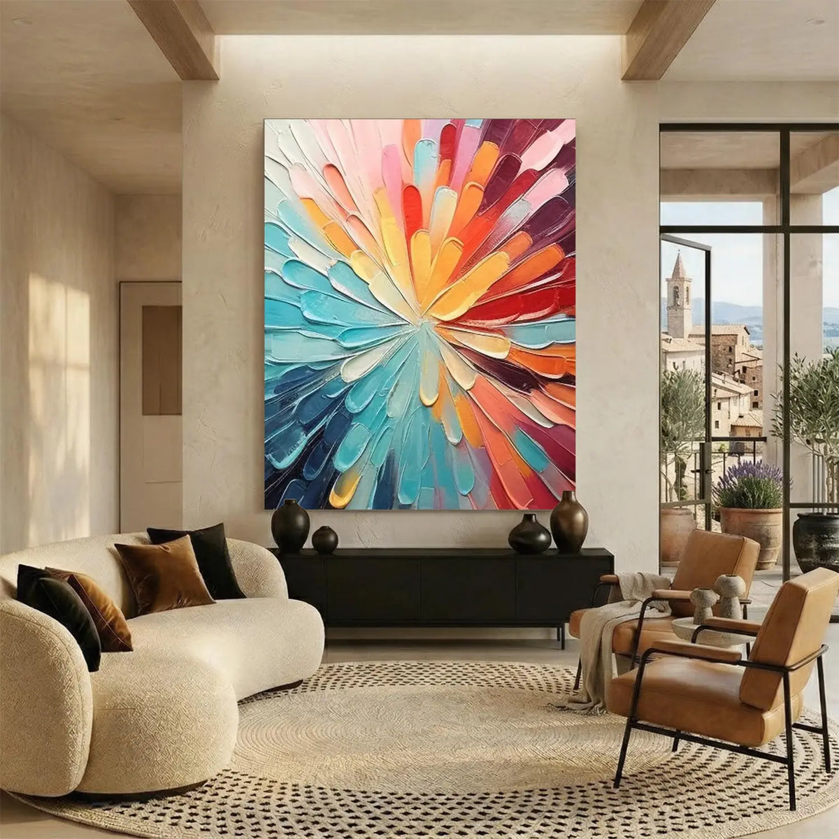 Colorful Textured Wall Art #AW178