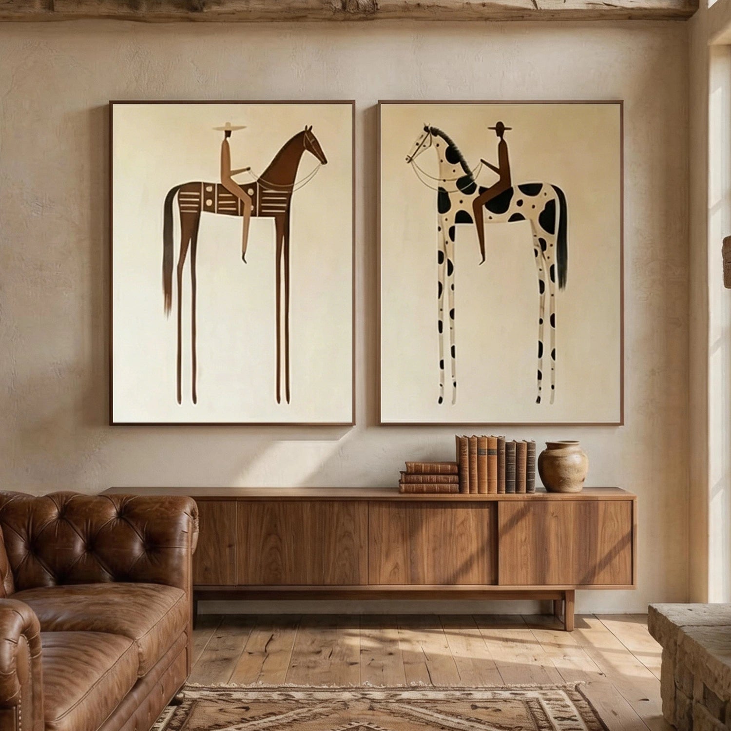 Vintage Americana Art | Paired Reveries