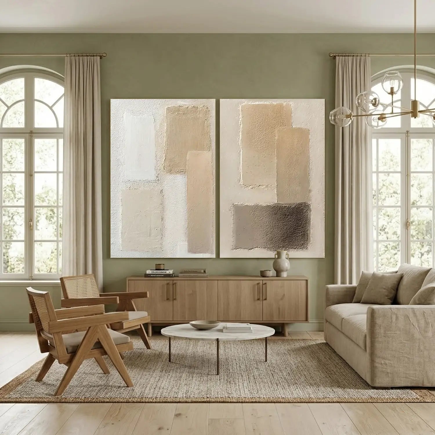 Wabi Sabi Set of 2 Wall Art