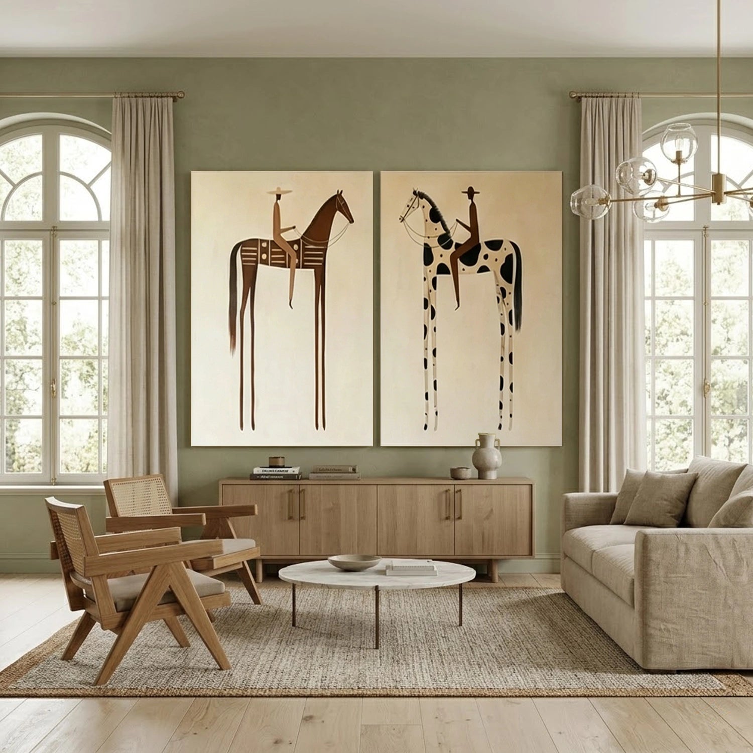 Vintage Americana Art | Paired Reveries