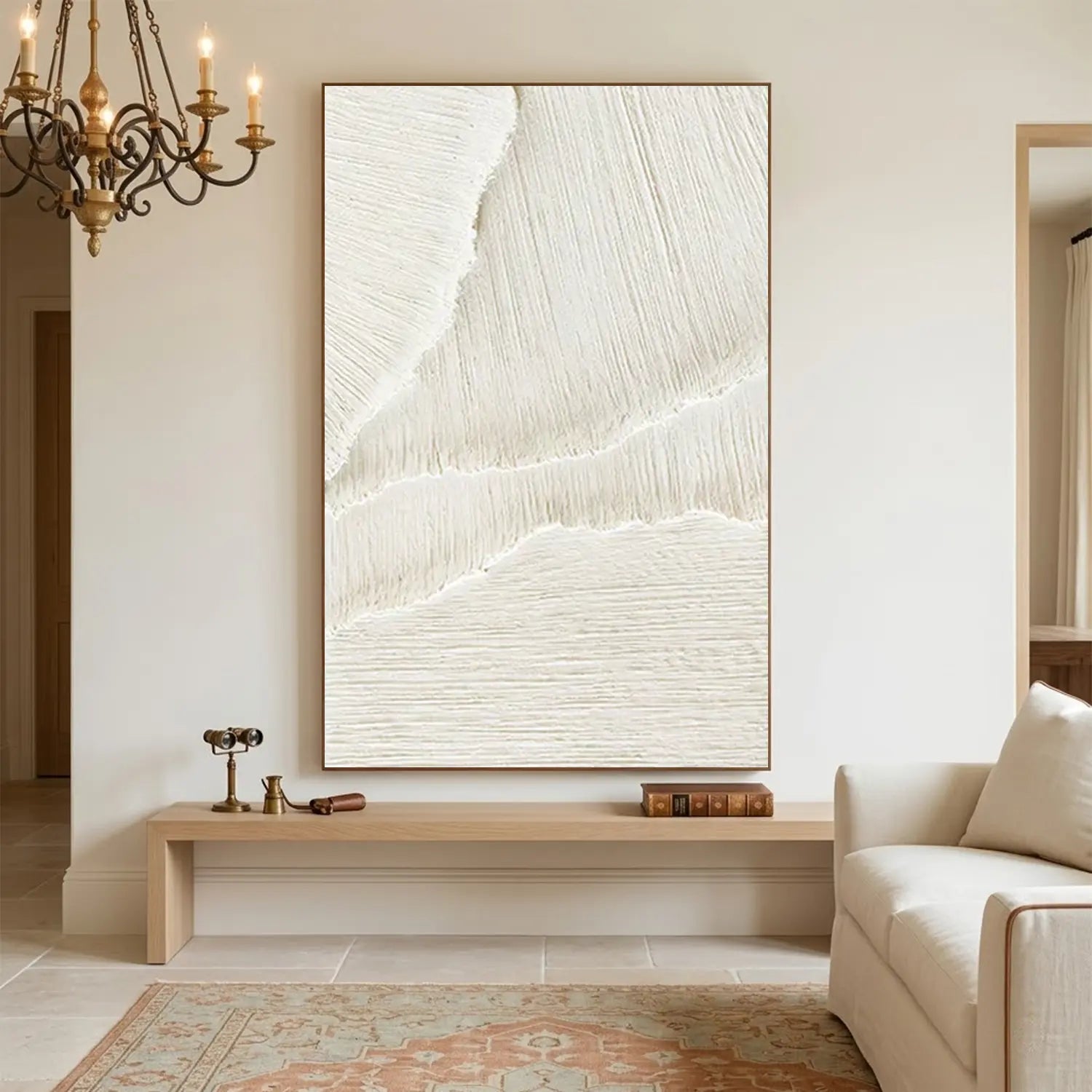 Plaster Art Minimalist Textured Painting