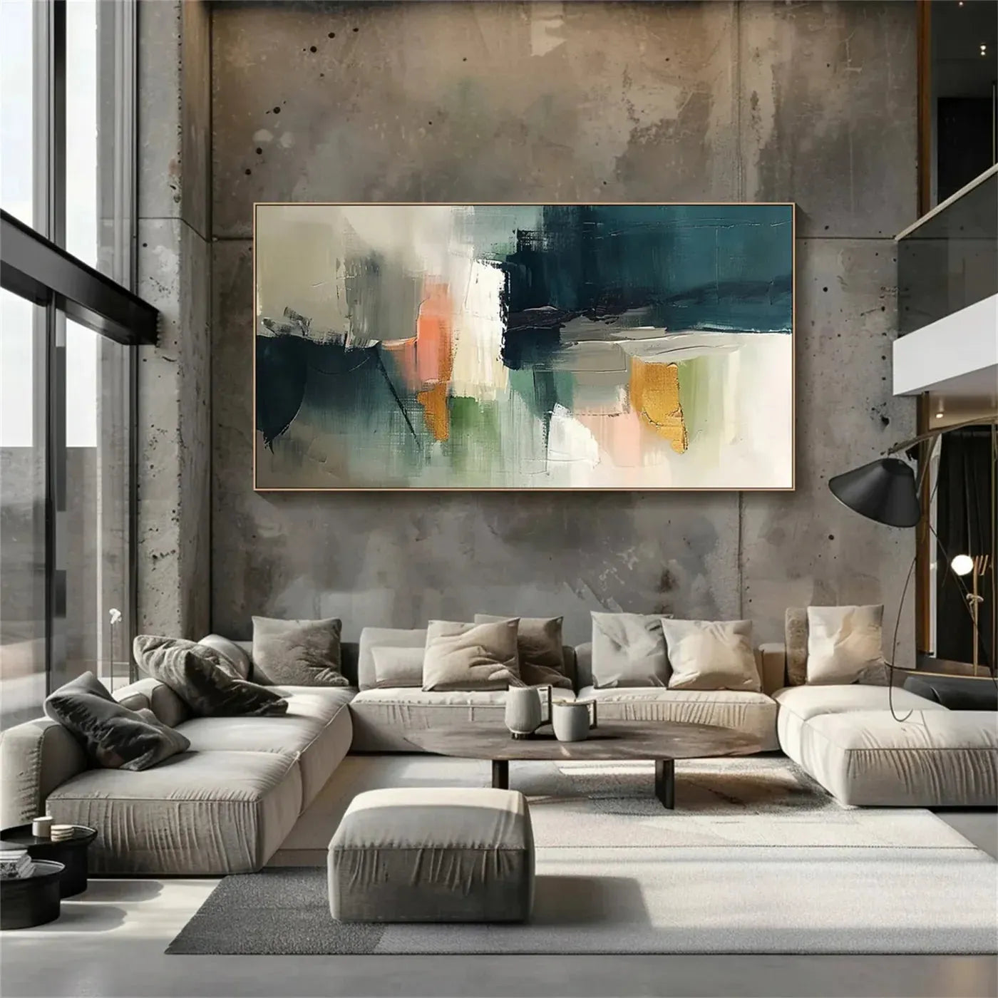 Colorful Abstract Painting Canvas #AP113