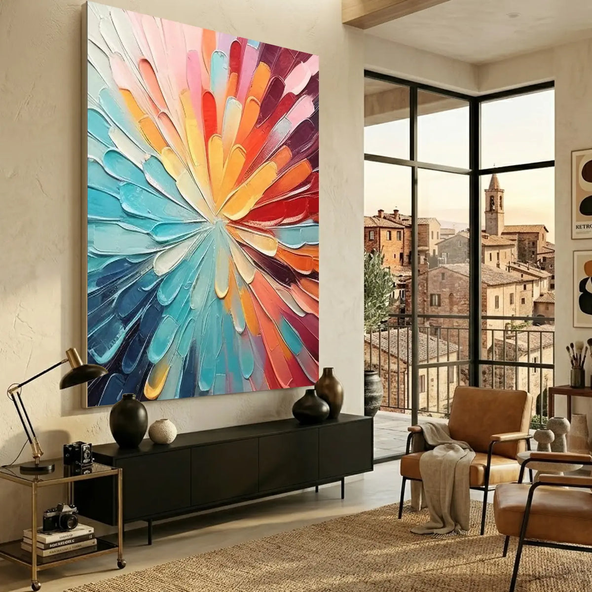 Colorful Textured Wall Art #AW178