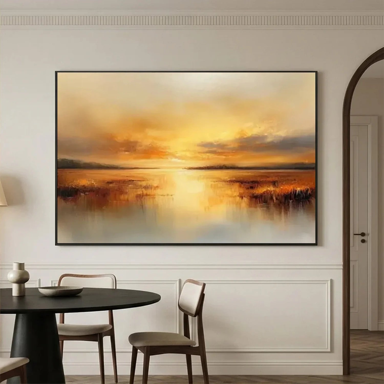 Ocean And Sky Abstract Wall Art