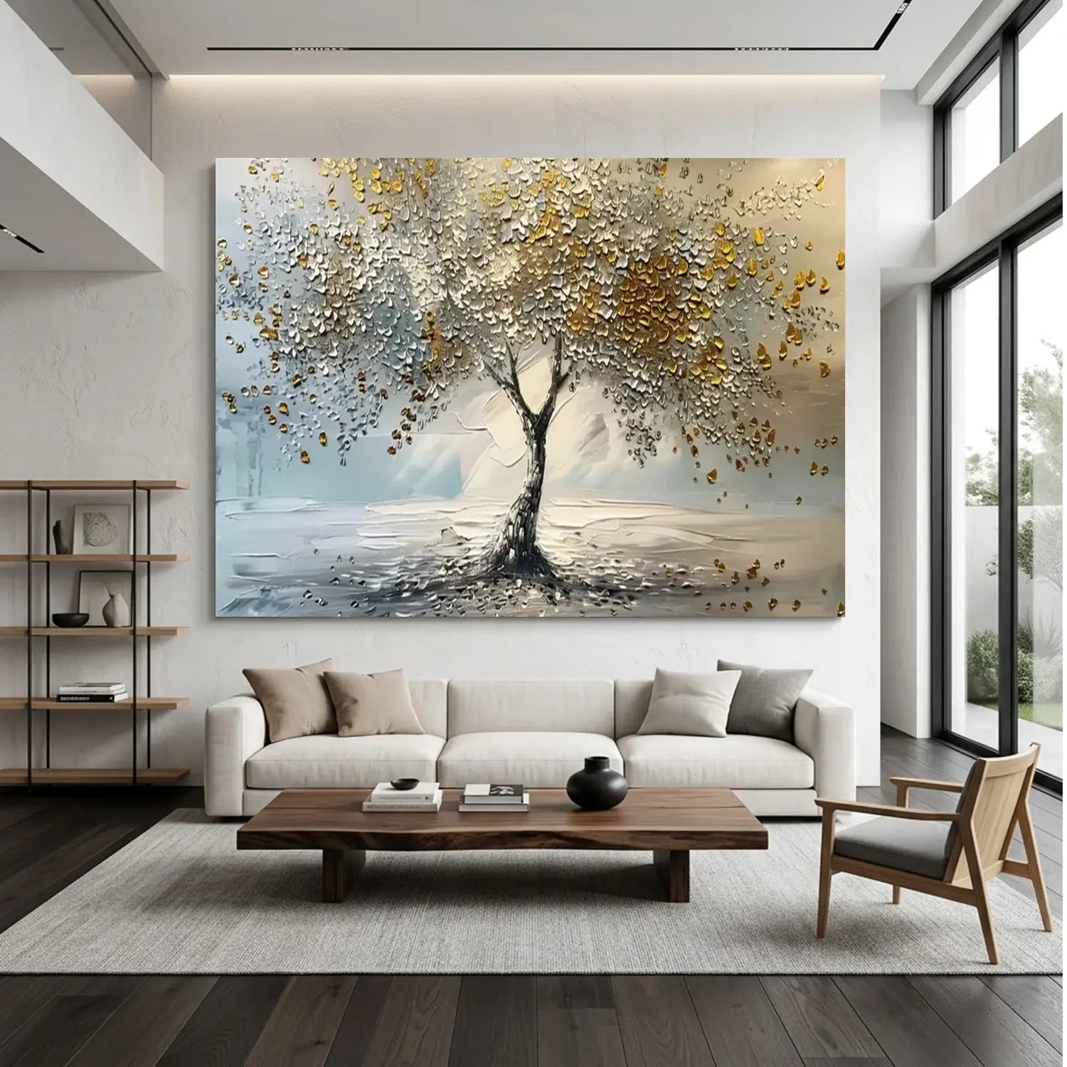 Tree Abstract Textured Wall Art