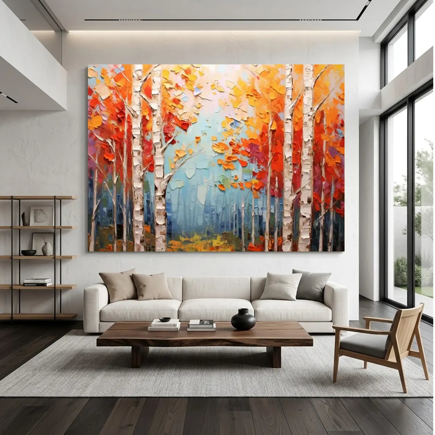 Tree Abstract Textured Wall Art