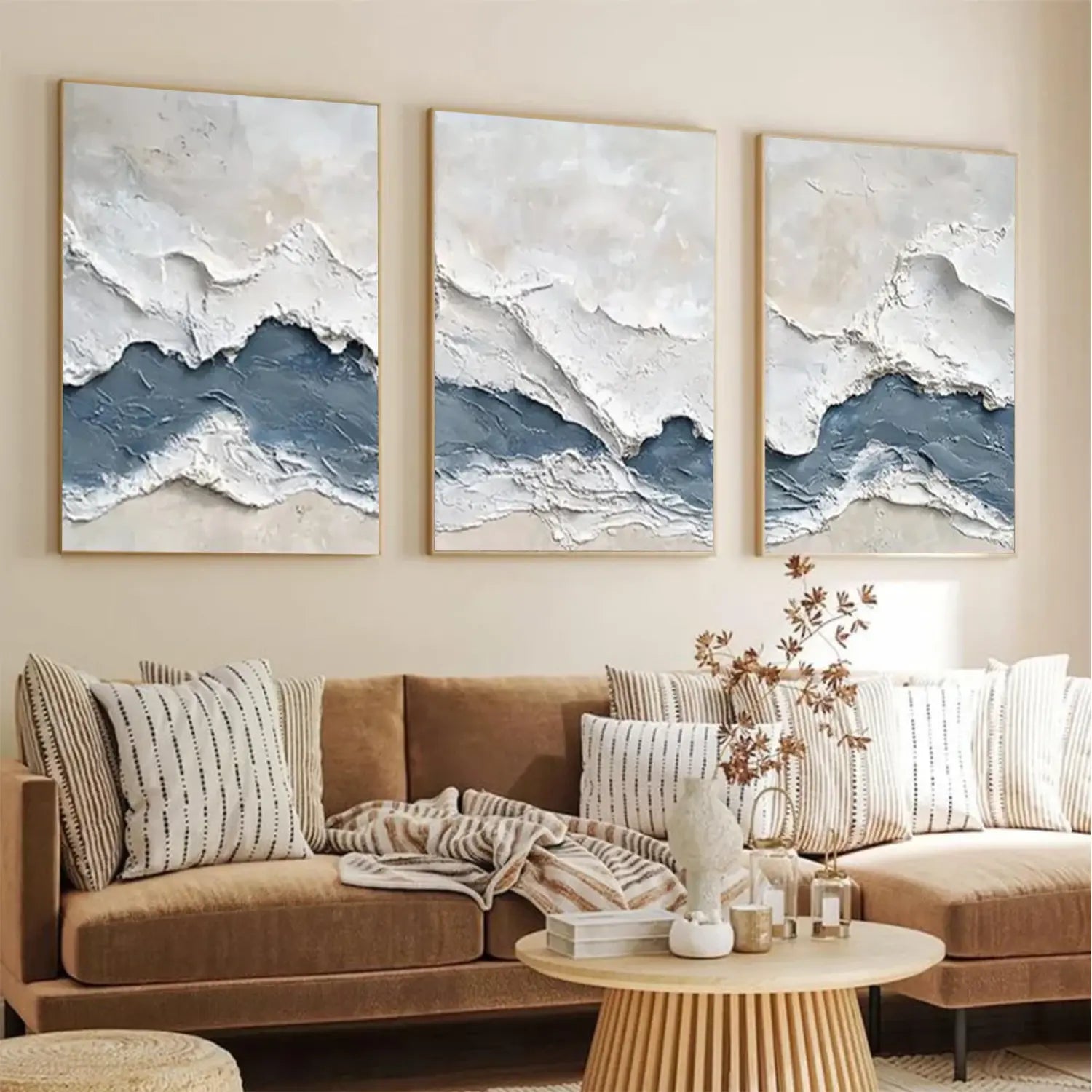 Abstract Texture Wall Art Set of 3