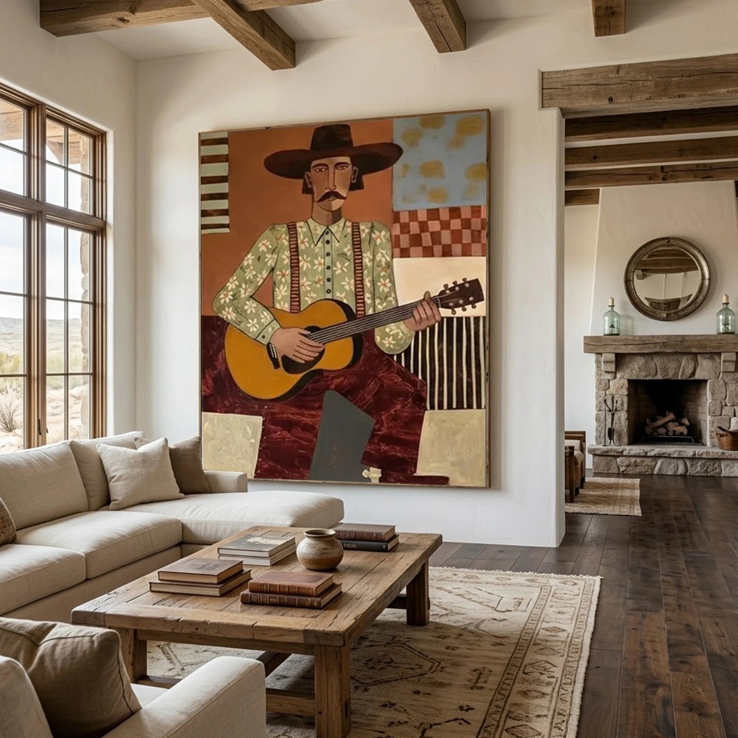 Vintage Americana Art | Desert Serenade