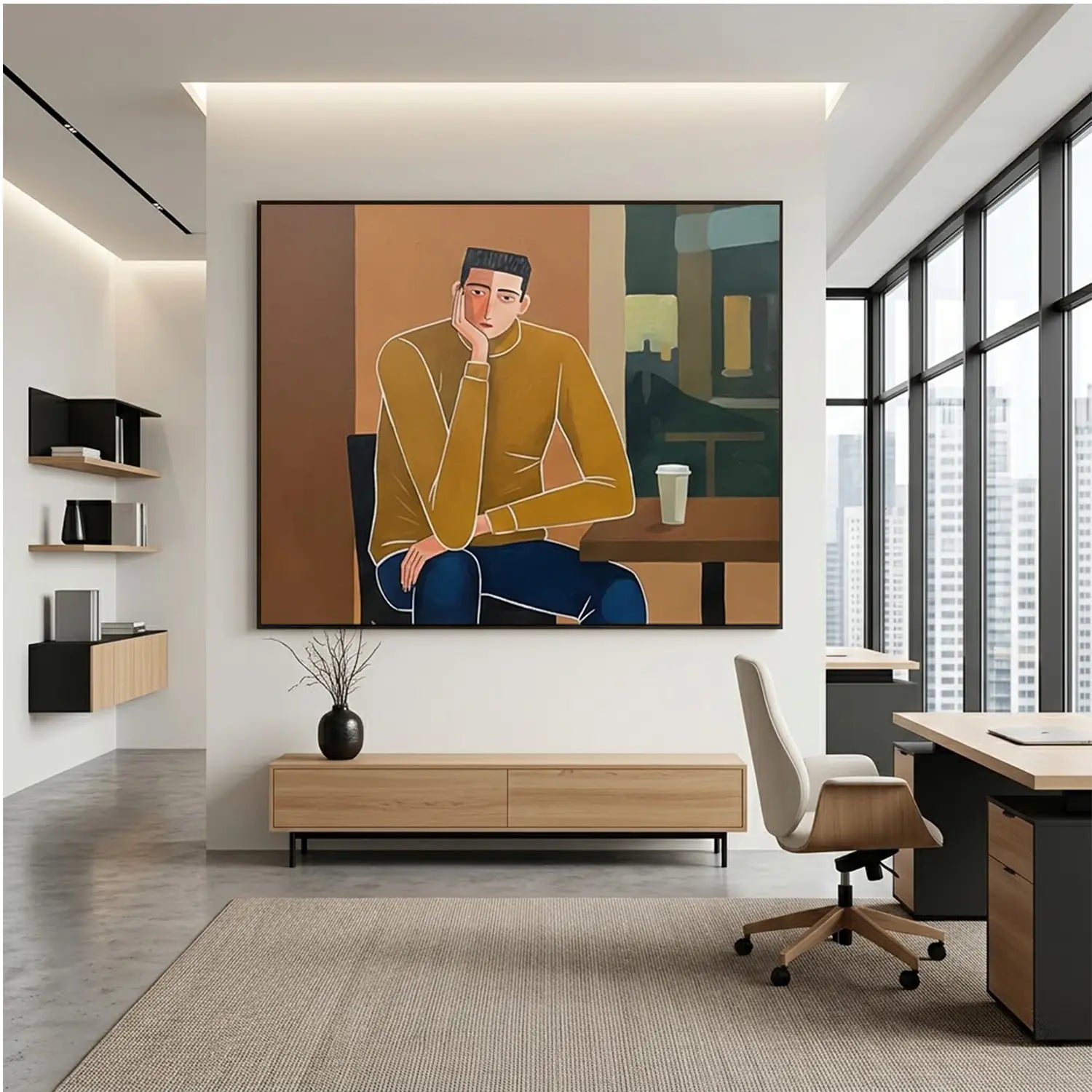 Vintage Americana Art | Quiet Interlude