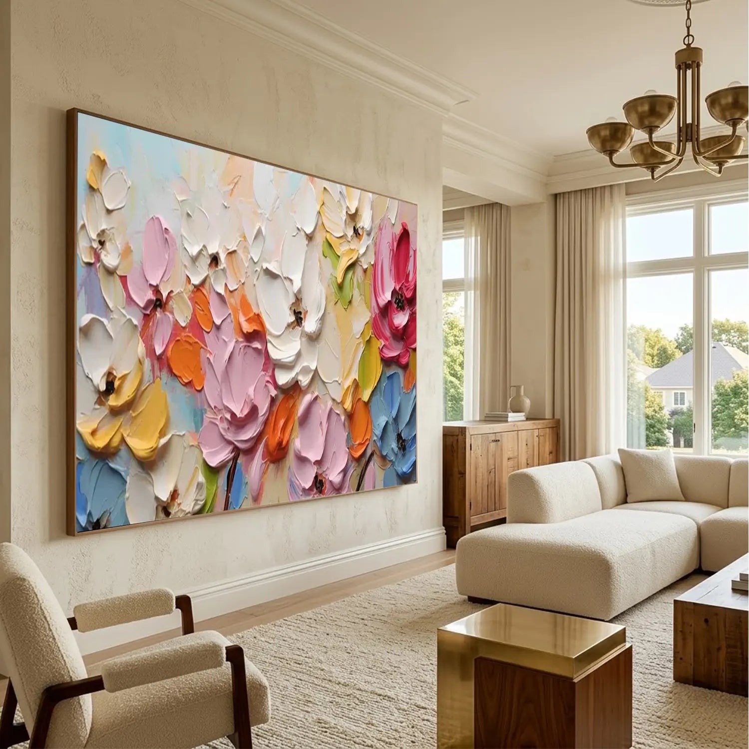 Flower And Tree Painting