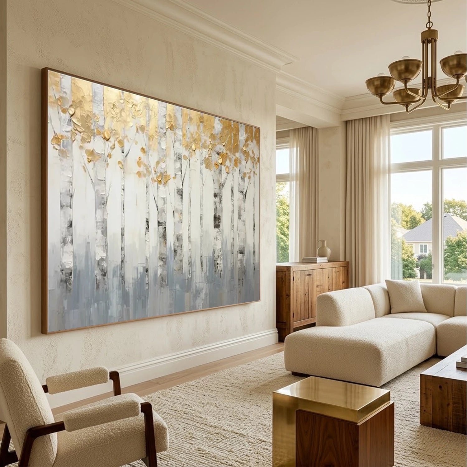 Tree Abstract Textured Wall Art