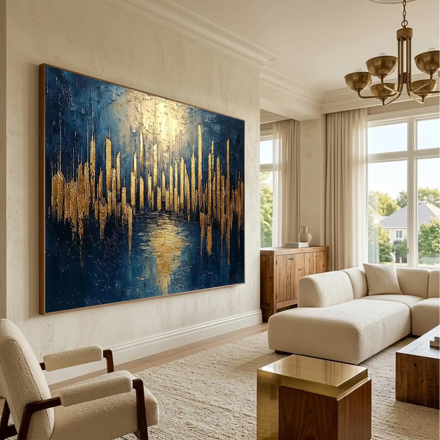 Abstract Textured Painting Canvas