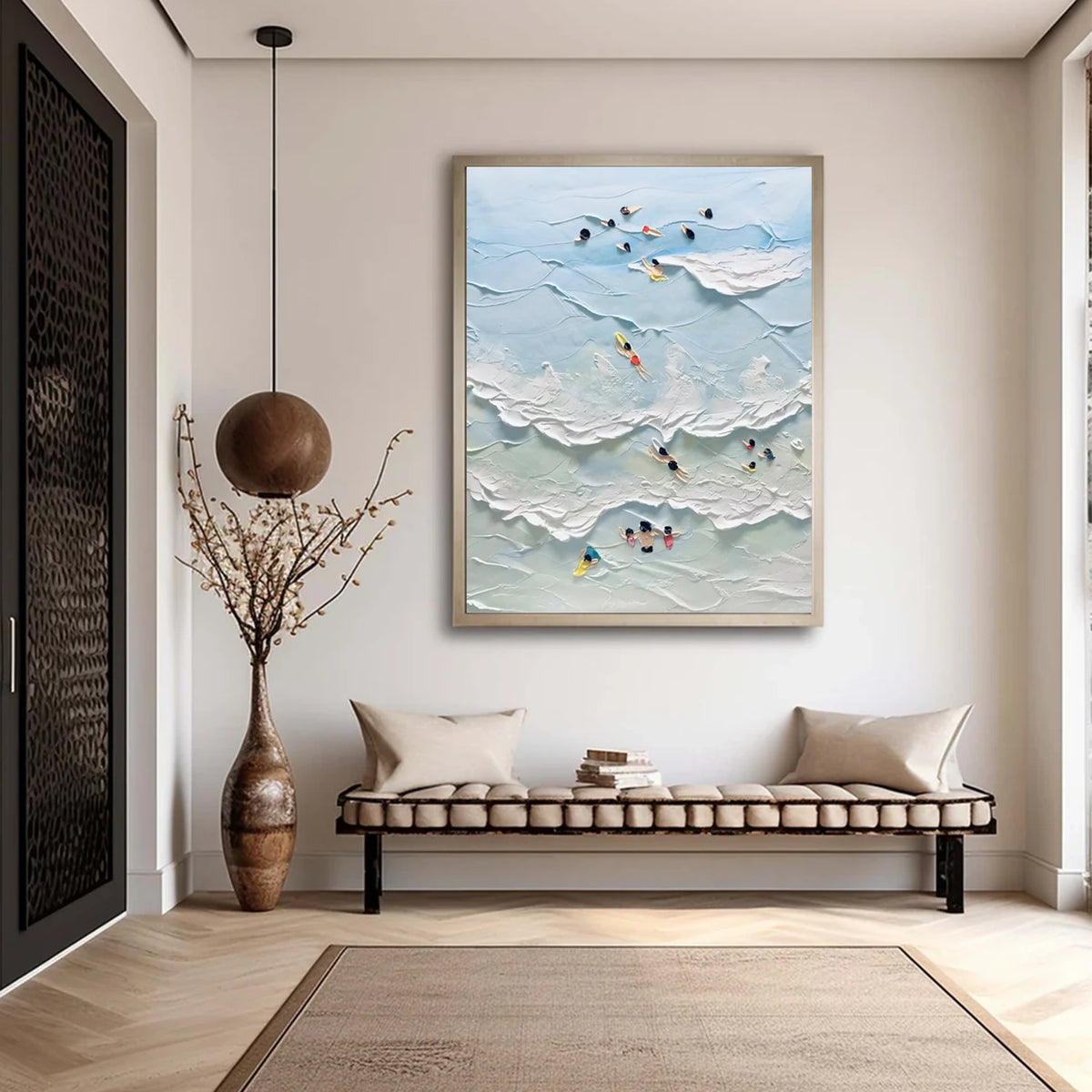 Ocean Textured Painting Canvas #OS062
