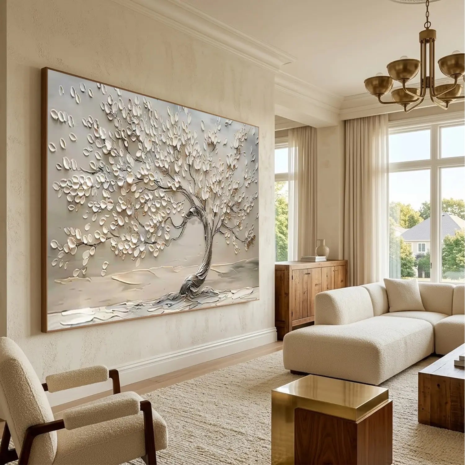 Tree Abstract Textured Wall Art