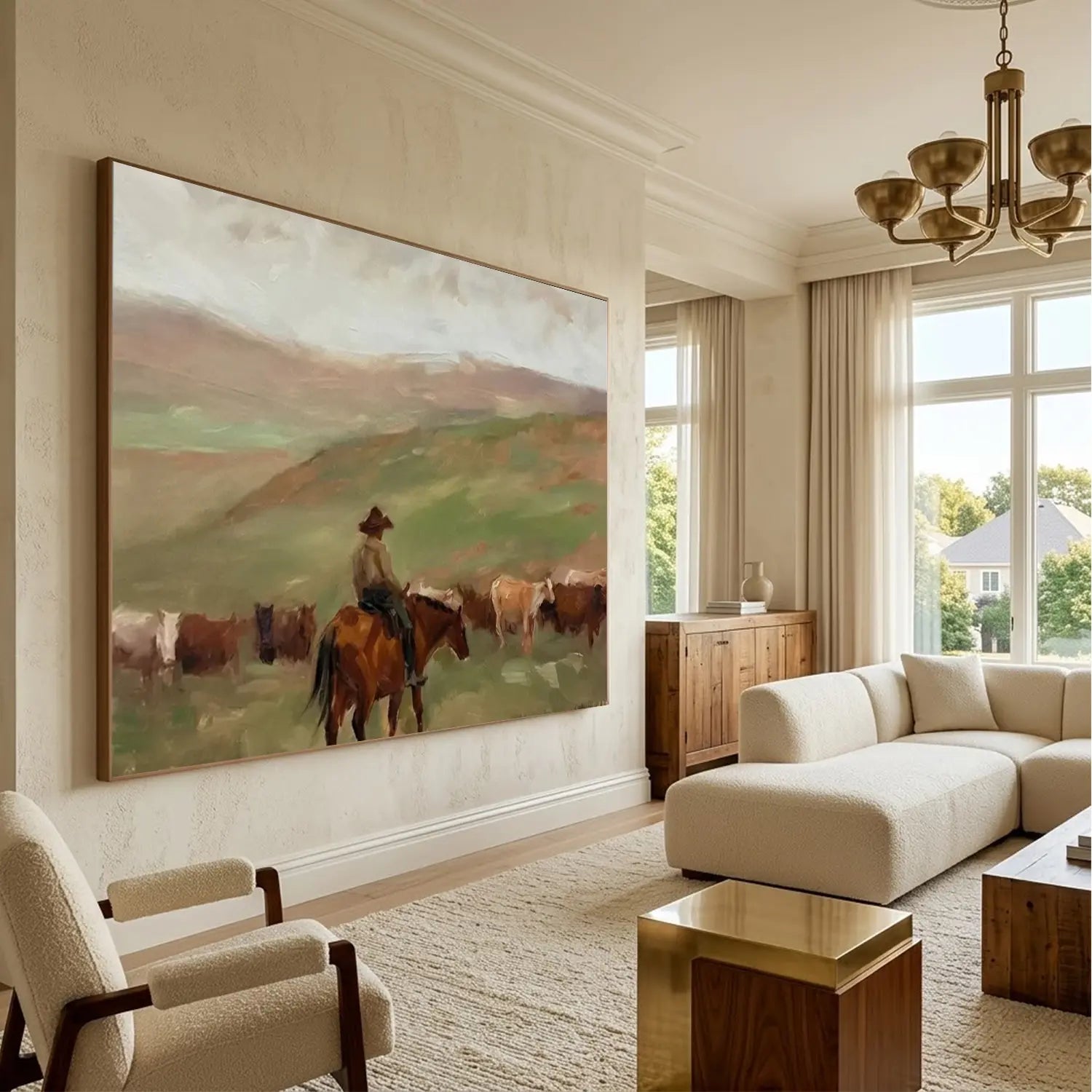 Vintage Americana Art | Prairie Stillness