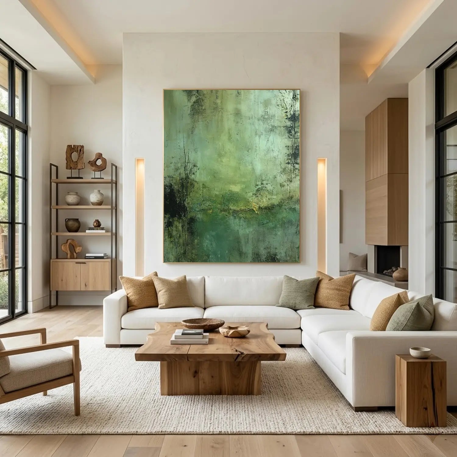 Wabi Sabi Textured Canvas Art #WS021