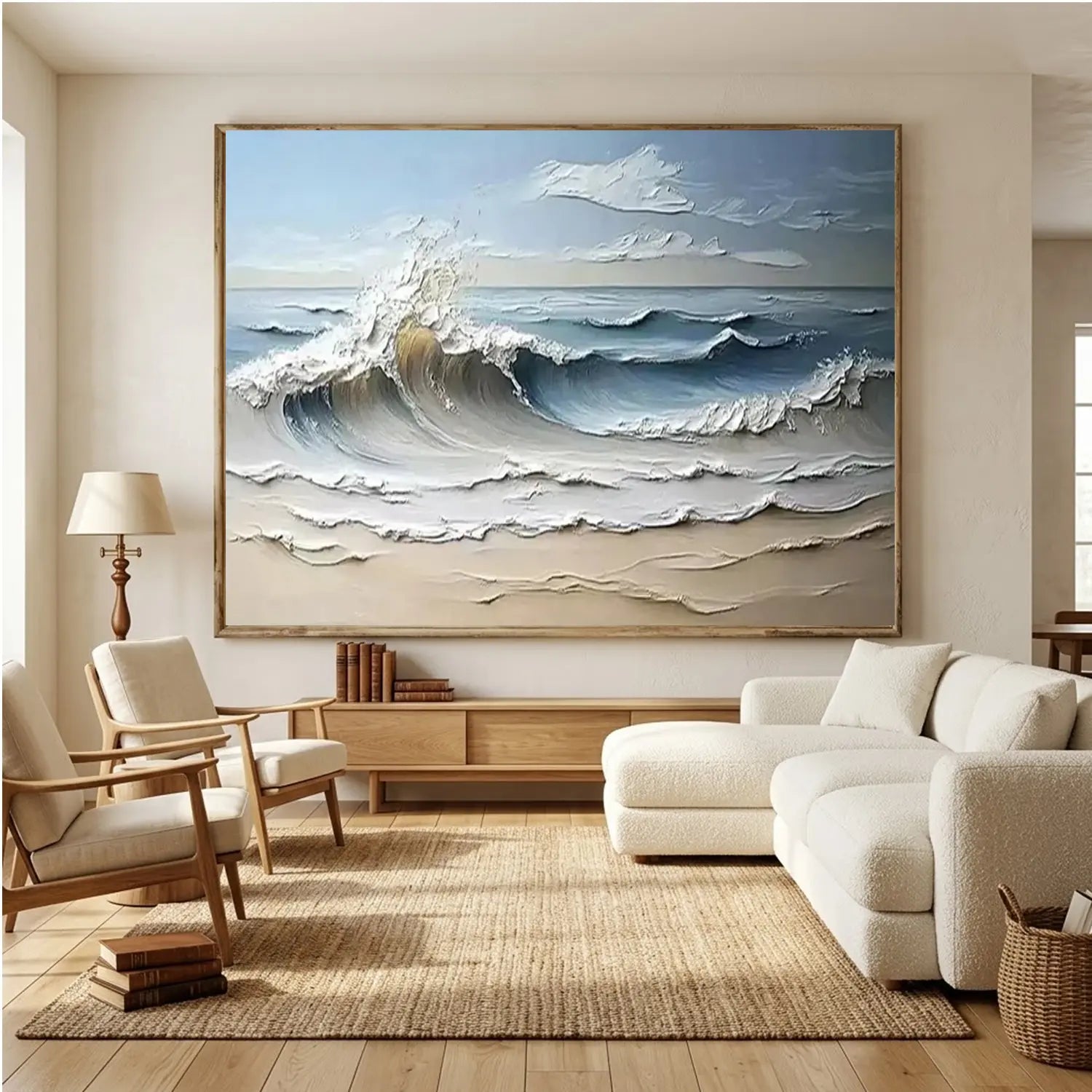 Ocean Textured Painting Canvas