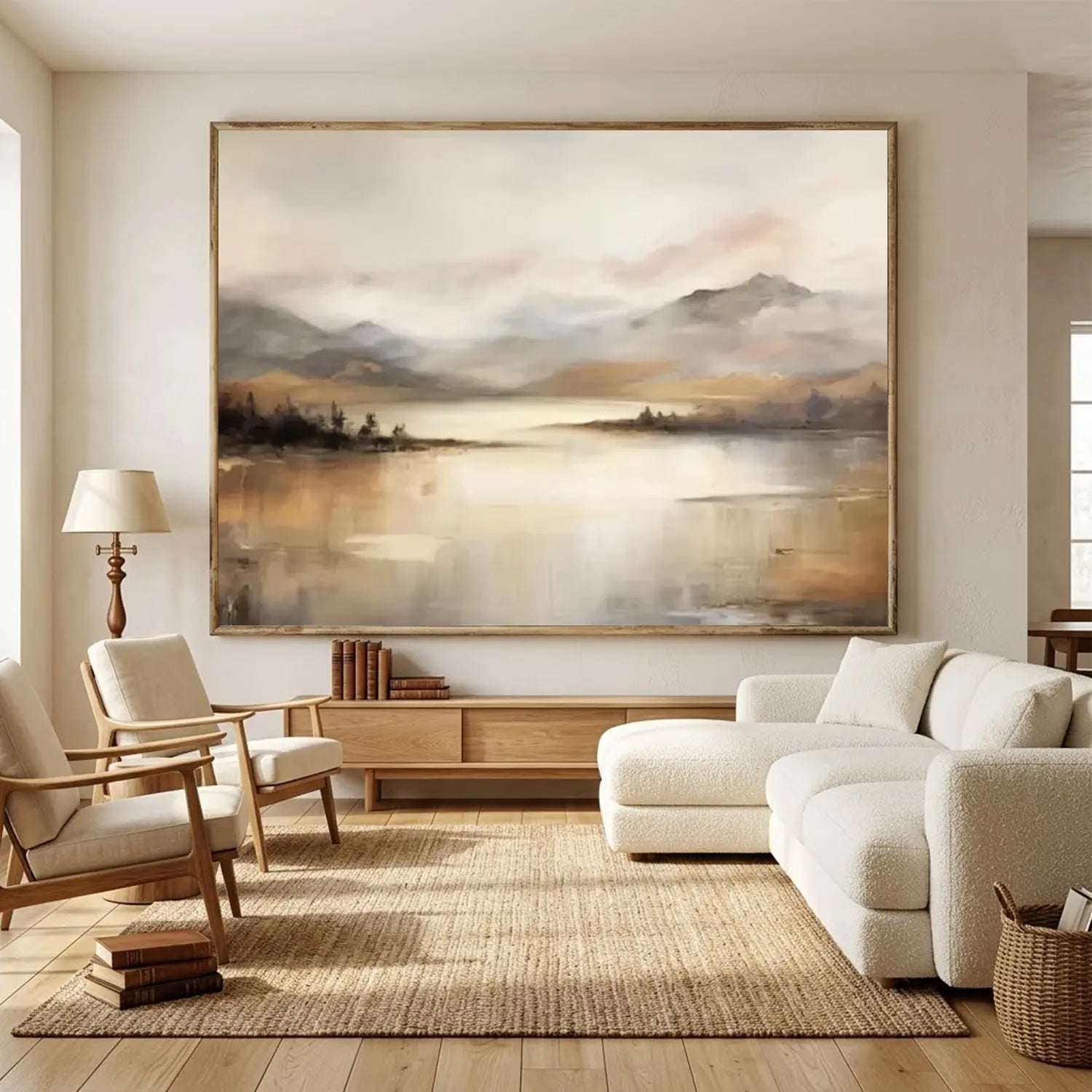 Abstract Mountain Canvas Art