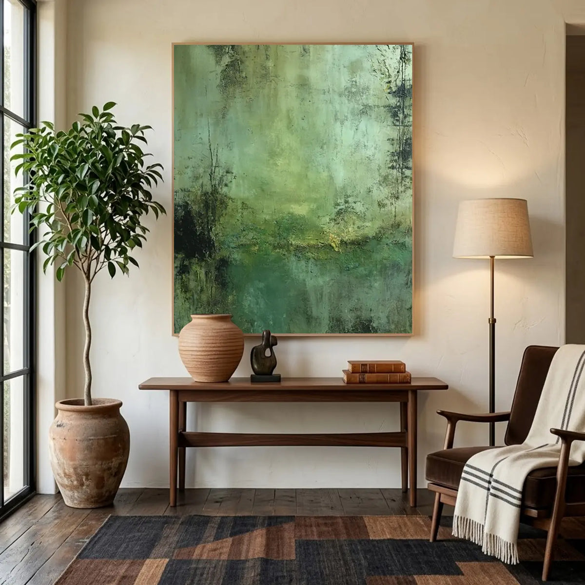 Wabi Sabi Textured Canvas Art #WS021