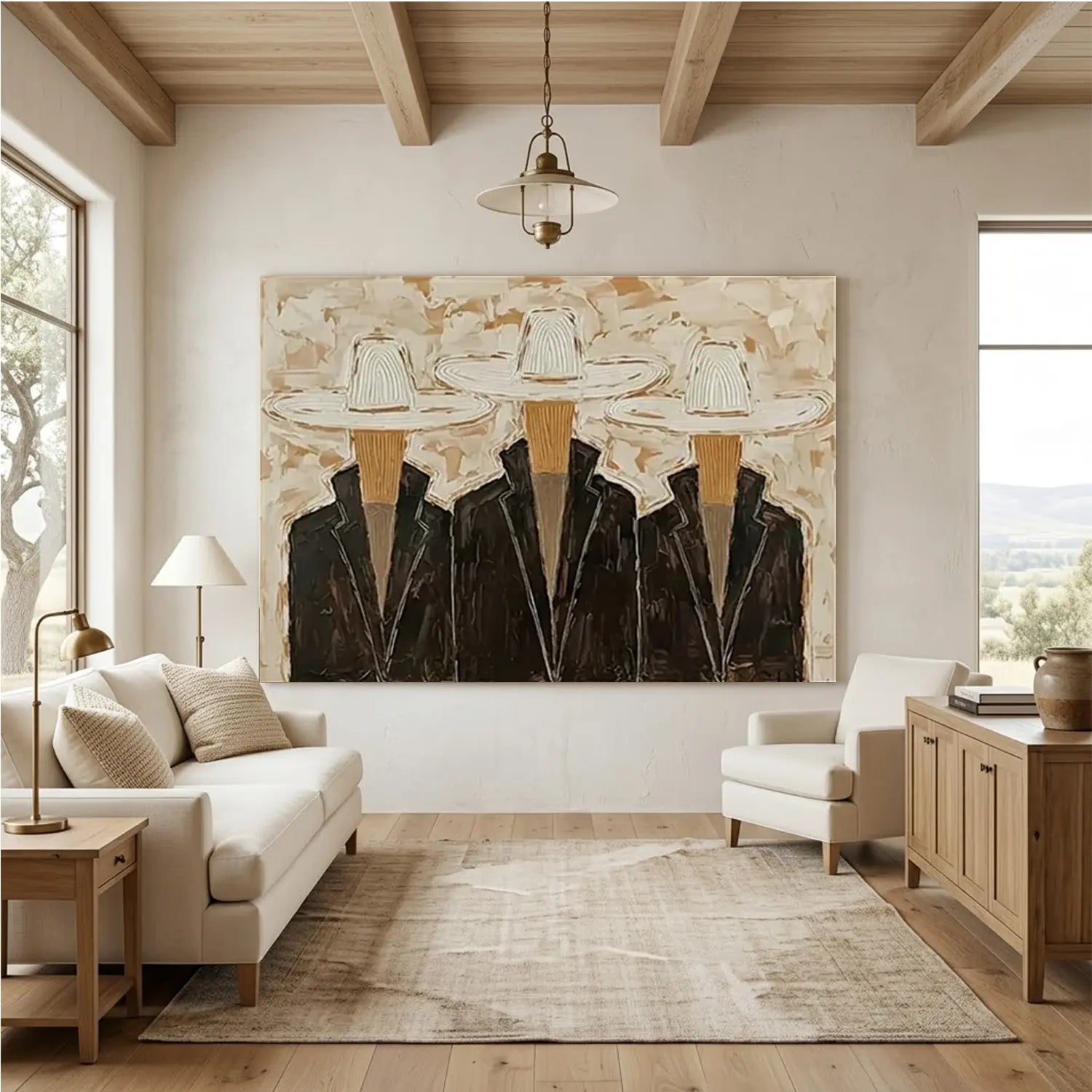 Vintage Americana Art | Sombrero Sonata