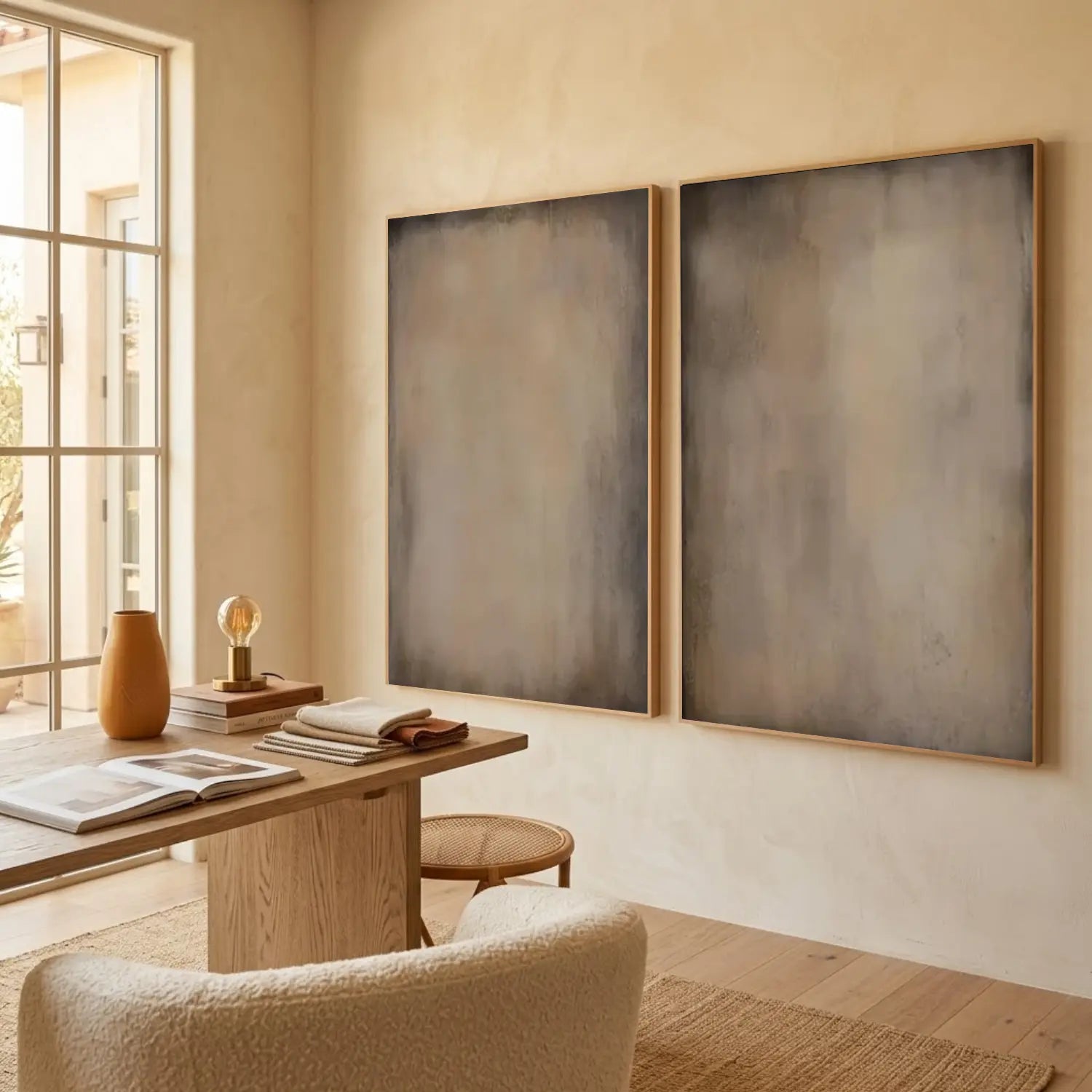 Abstract Canvas Wall Art Set of 2