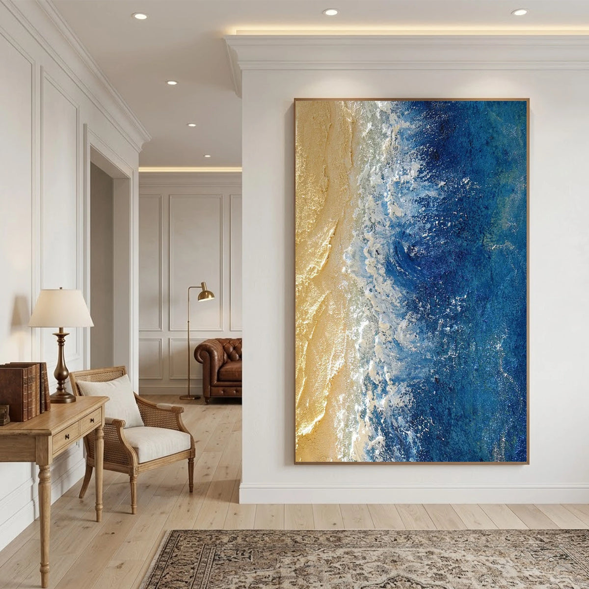 Ocean Textured Painting Canvas #OS059