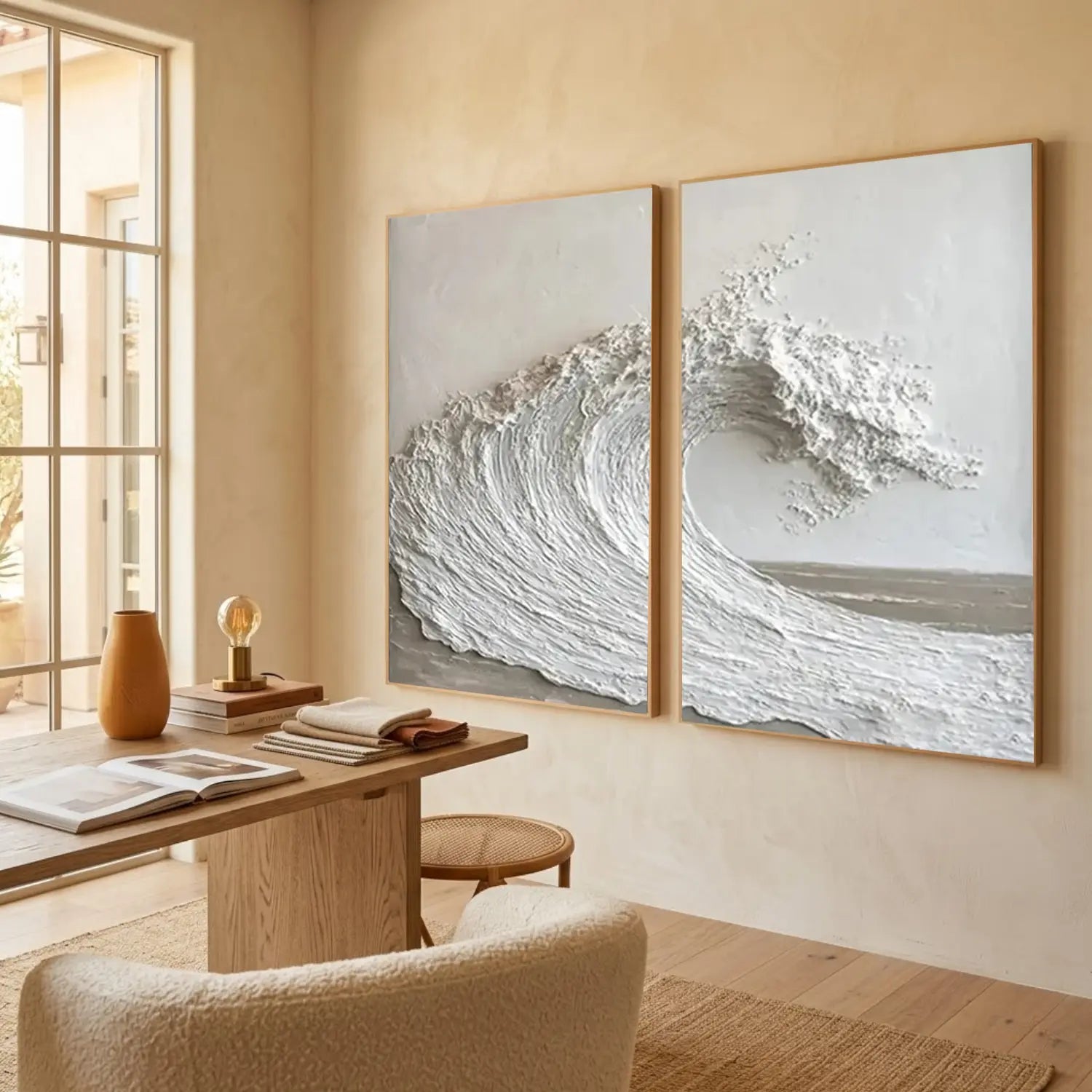 Ocean And Sky Painting Set of 2