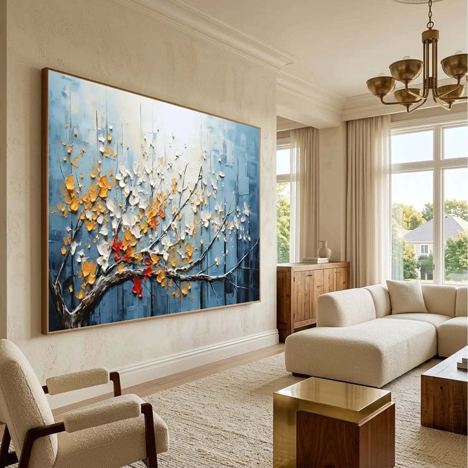 Flower And Tree Painting