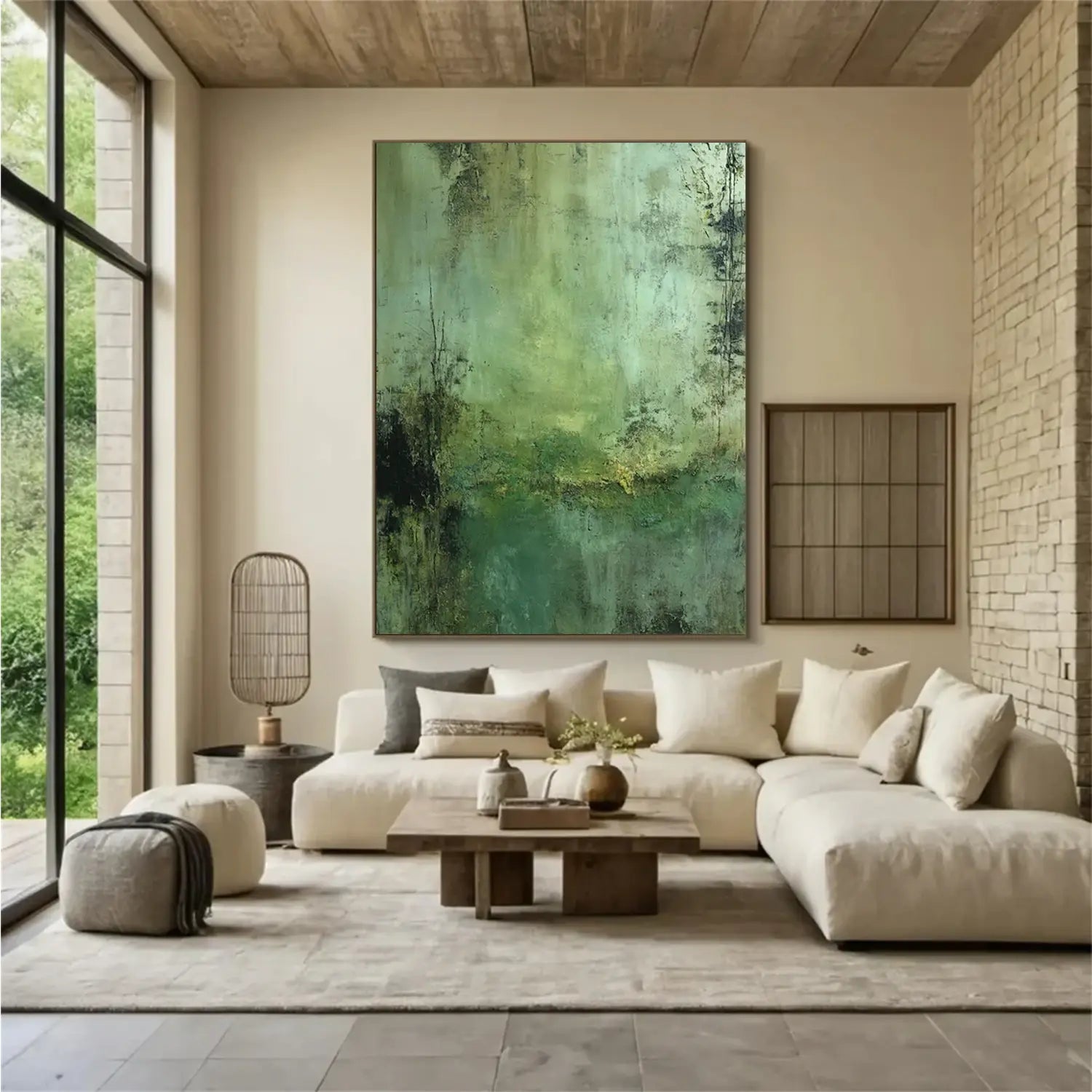 Wabi Sabi Textured Canvas Art #WS021