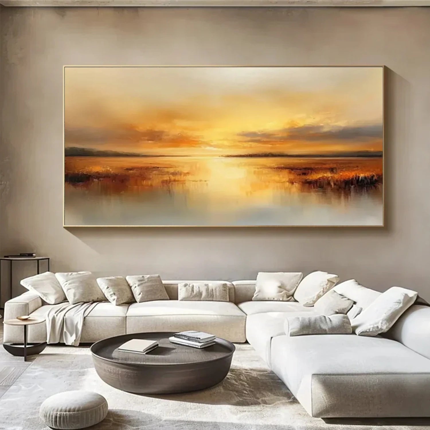 Ocean And Sky Abstract Wall Art