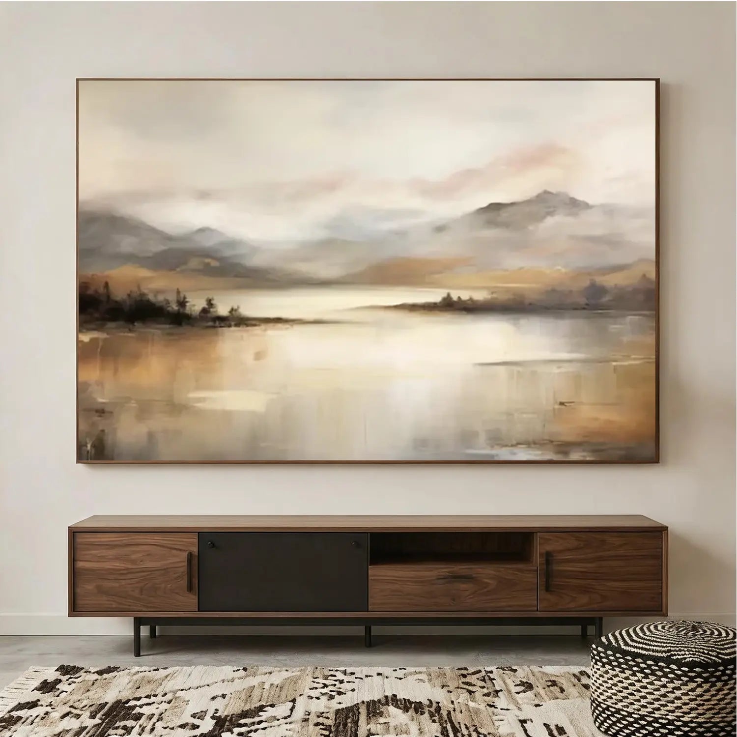 Abstract Mountain Canvas Art