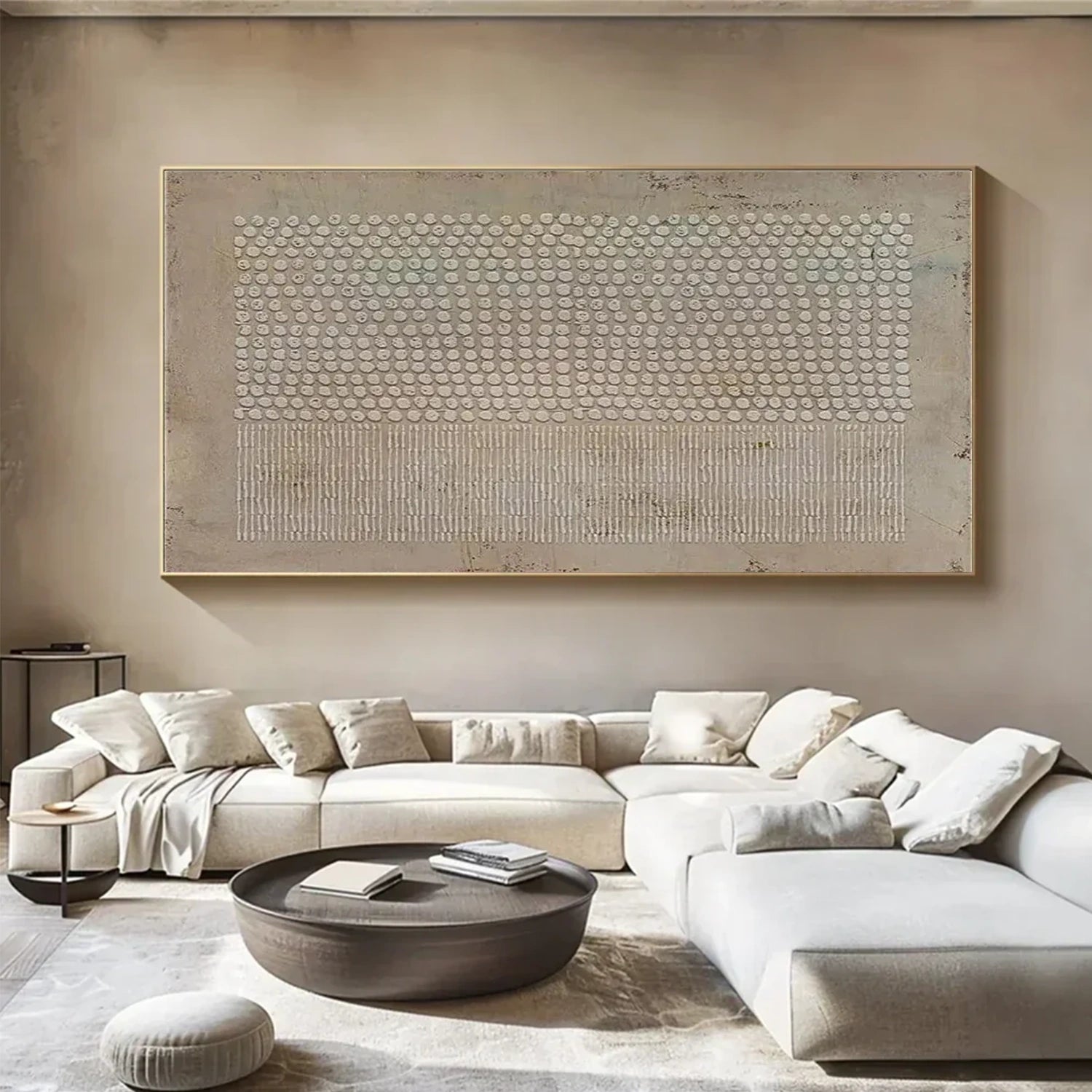 Wabi Sabi Textured Canvas Art