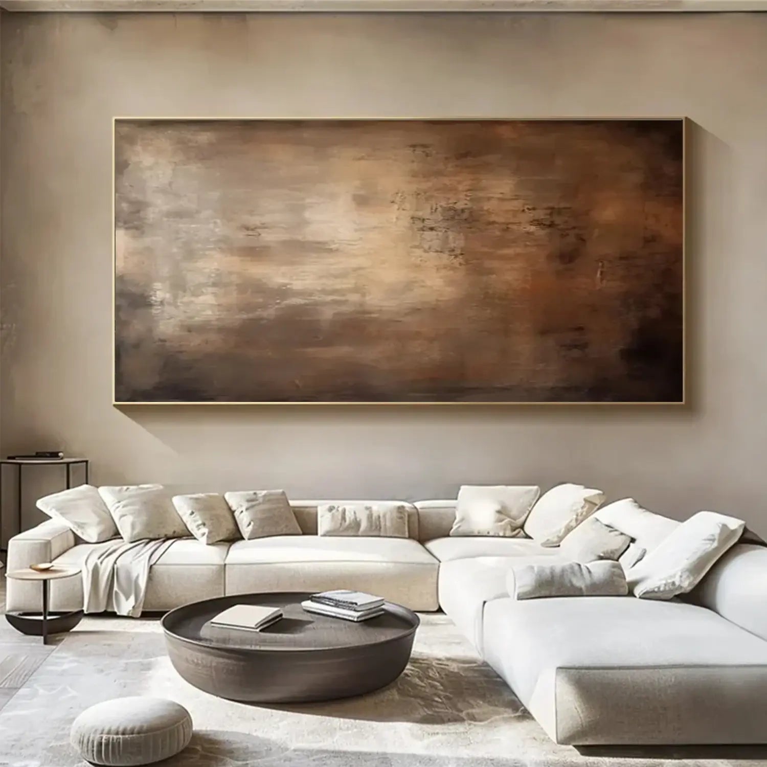 Brown Abstract Canvas Wall art